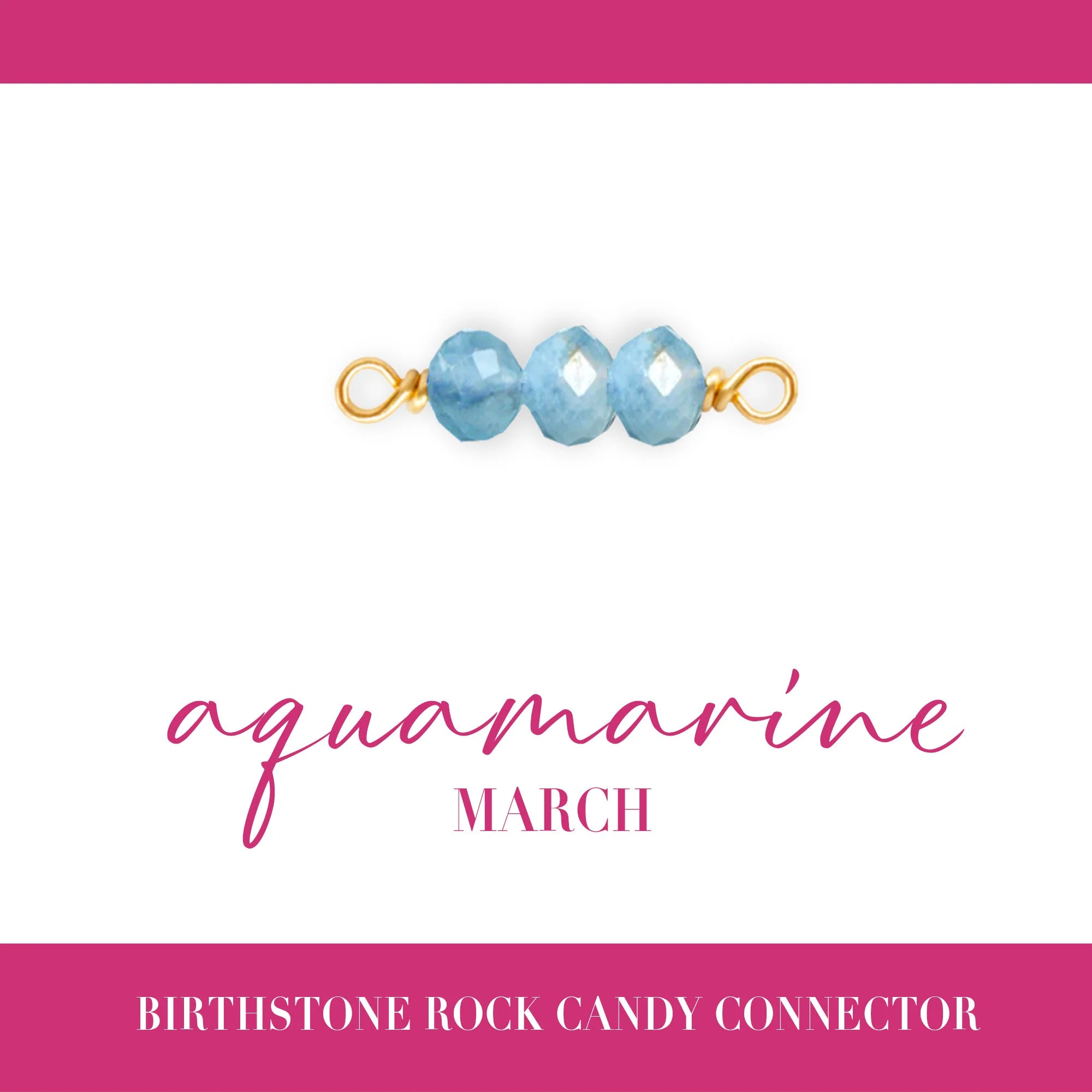 Birthstone Rock Candy Connectors | 14mm | 14K Gold Filled Yellow - Image 5