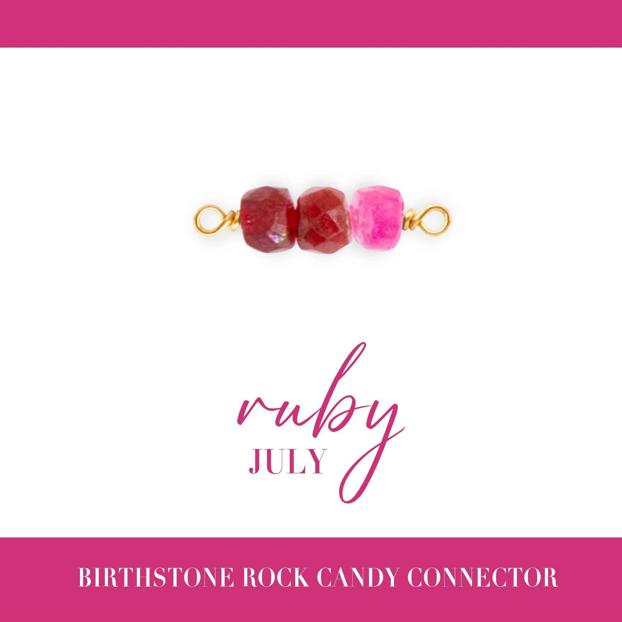 Birthstone Rock Candy Connectors | 14mm | 14K Gold Filled Yellow - Image 9