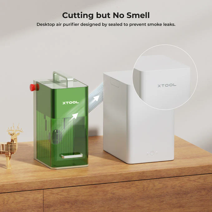 Desktop Air Purifier for xTool F1 Portable Laser Engraver for Permanent Jewelry - Image 4