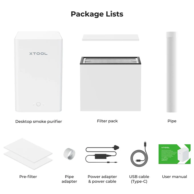 Desktop Air Purifier for xTool F1 Portable Laser Engraver for Permanent Jewelry - Image 8