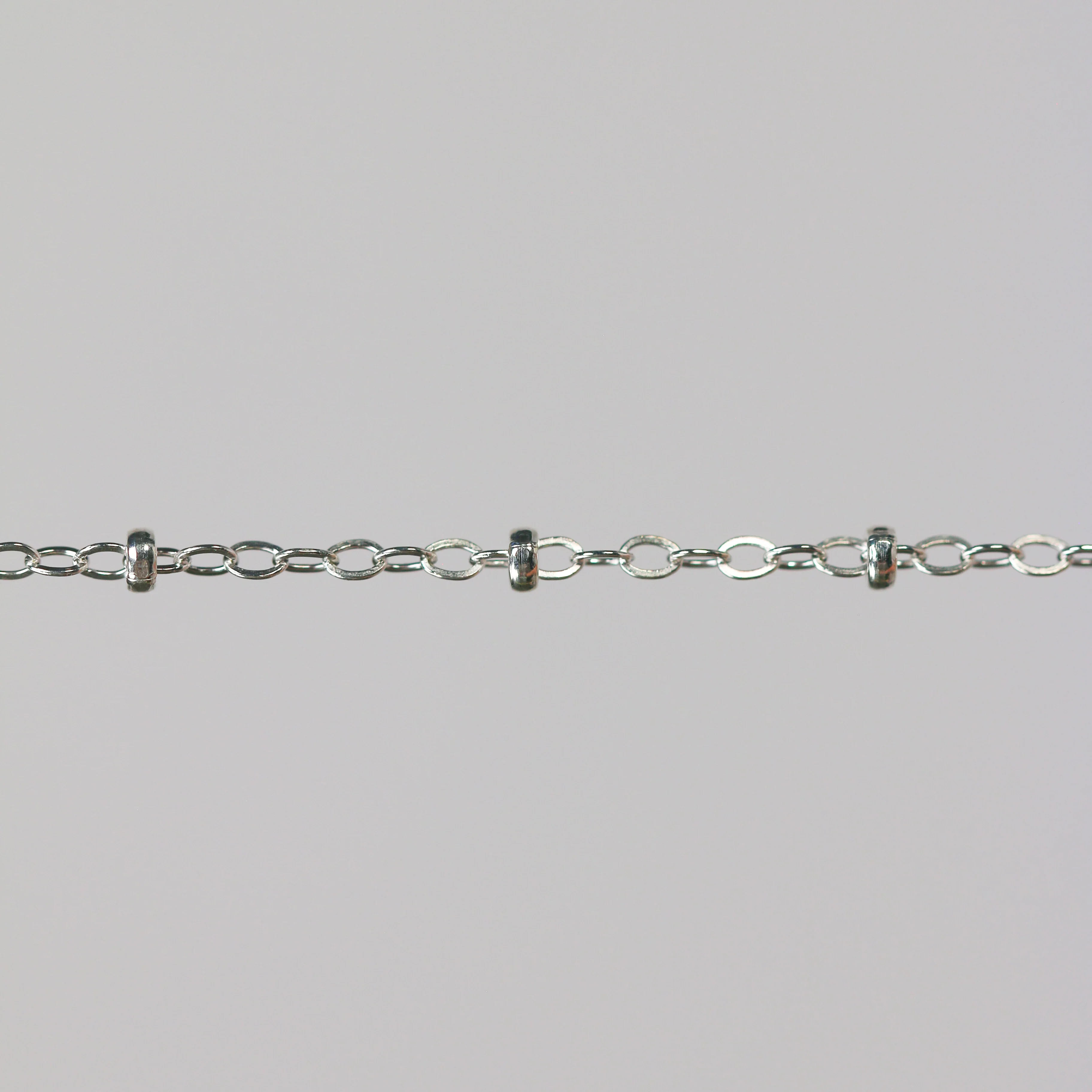 Paisley Permanent Jewelry Chain, Flat Cable Design, Oval Links, Available in Gold Filled and Sterling Silver - Image 4